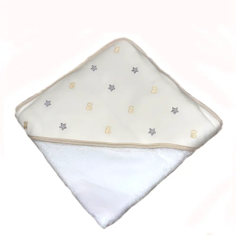 Capa de Baño Osito Estrella Beige
