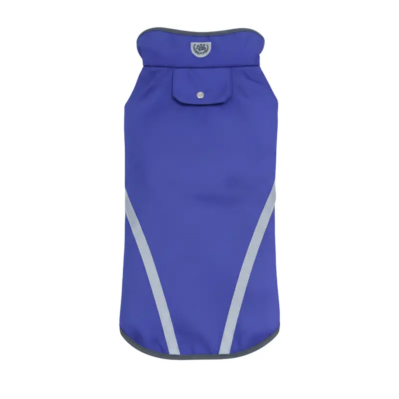 Capote Para Mascote Azul Con Raya Blanca/ L