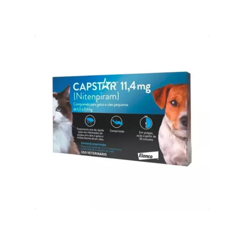 Capstar 11 4 Mg Caja  x 6 Tabletas