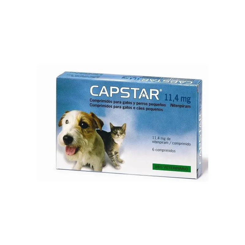 Capstar® Perros y Gatos – Eliminación Rápida de Pulgas en 30 Minutos