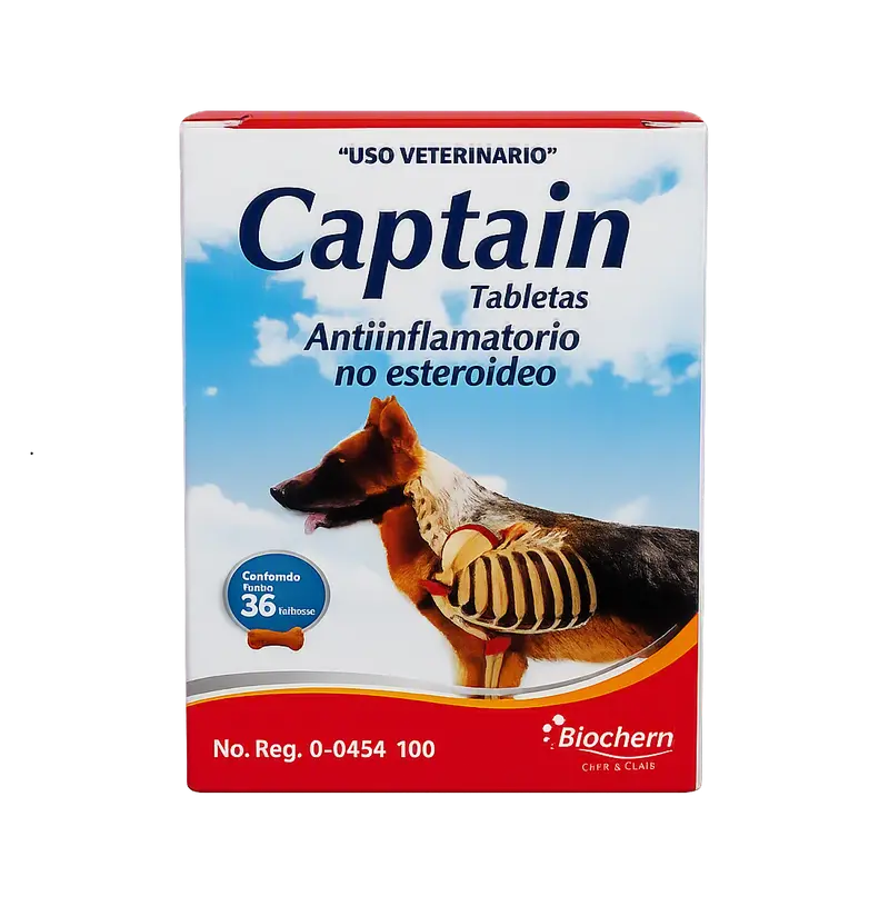 Captain 36 Tabletas ( Carprofeno 25 mg )
