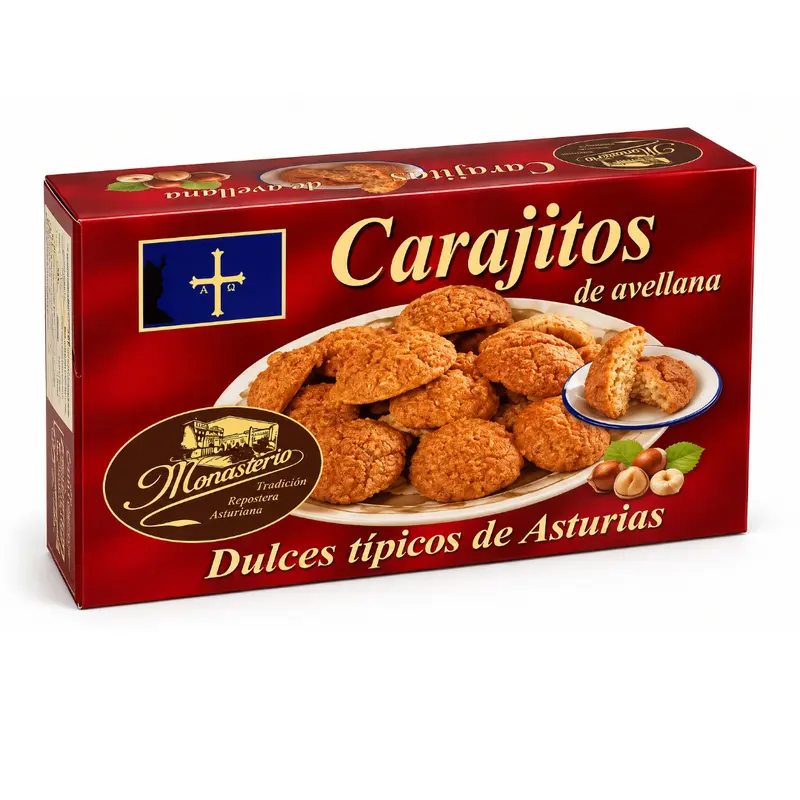 CARAJITOS DE AVELLANA MONASTERIO 300G.