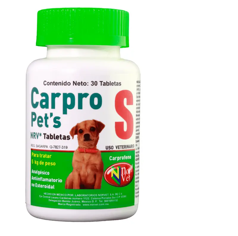 Carpro Pets S NRV 30 tabletas ( Carprofeno )
