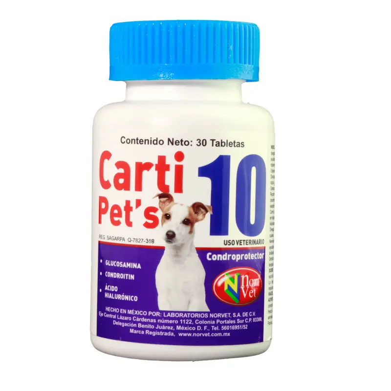 Carti pet's 10 NRV 30 tabletas