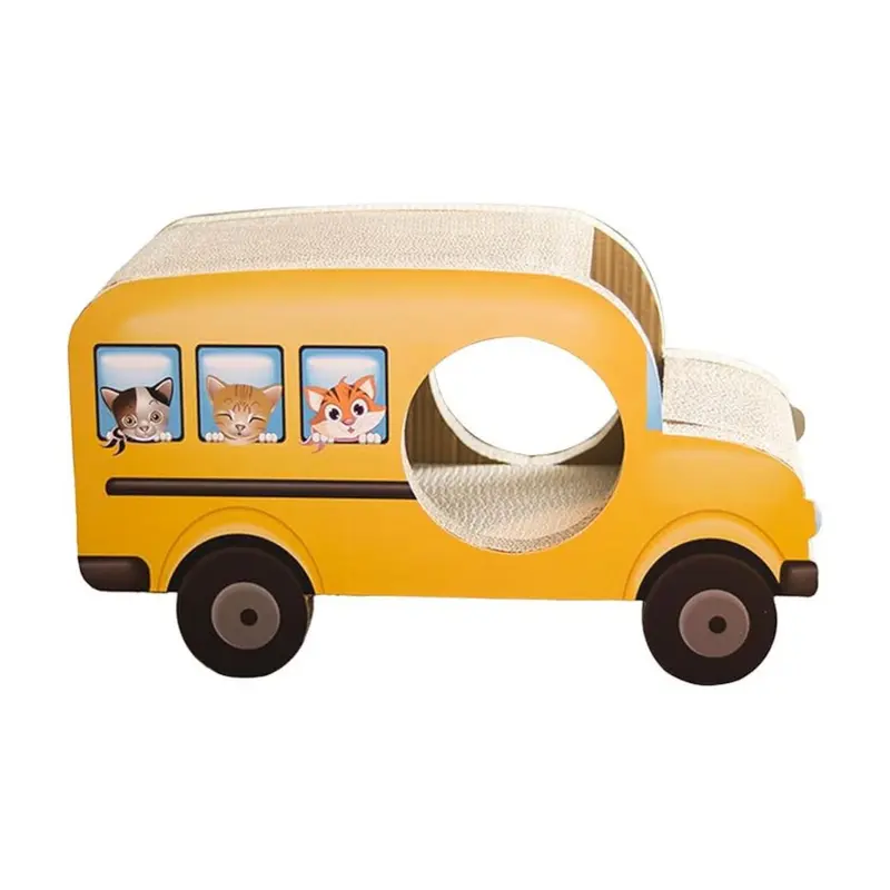 Cartón Rascador Icle Bus para Gato