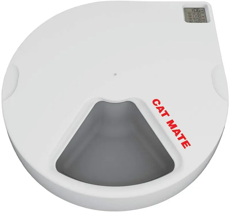 Cat Mate C500 Alimentador automático para mascotas con temporizador digital para gatos y perros pequeños