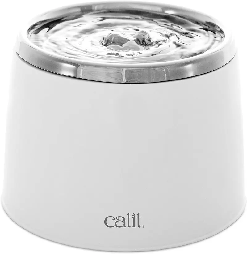 CATIT Fresh & transparente parte superior de acero inoxidable) potable de pluma estilográfica, 64 fl. oz.