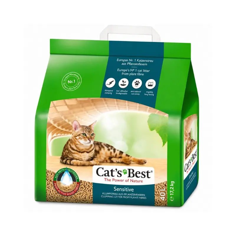Cats Best Arena Para Gatos Sensitive 2.9 Kg (8 L)