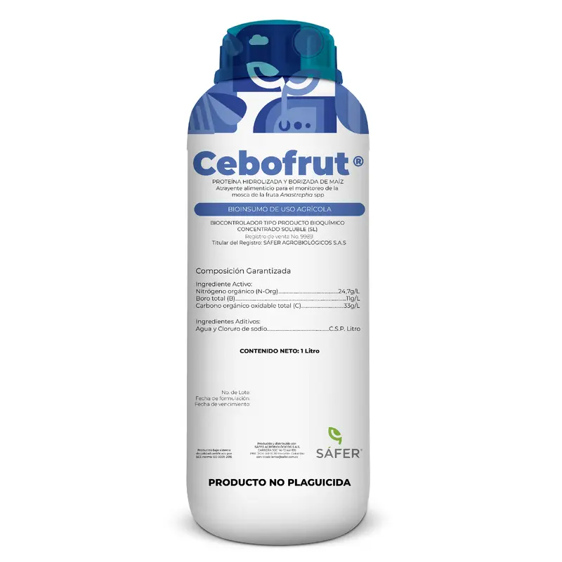 Cebofrut x 1 Lt Control Efectivo Mosca De La Fruta En Mangos