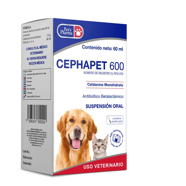 Cephapet 600 Suspensión 60 mL
