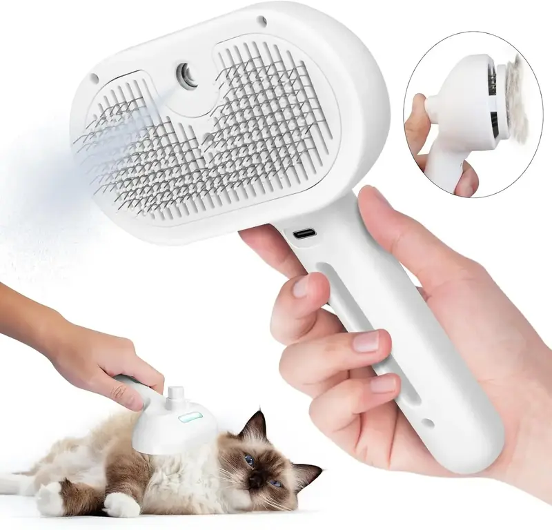 Cepillo Vaporizador Dematting para Perros y Gatos