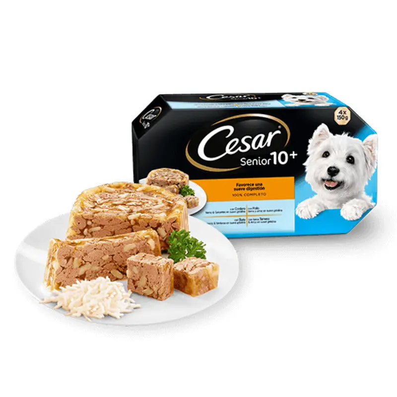 Cesar Senior tarrinas 4x150gr