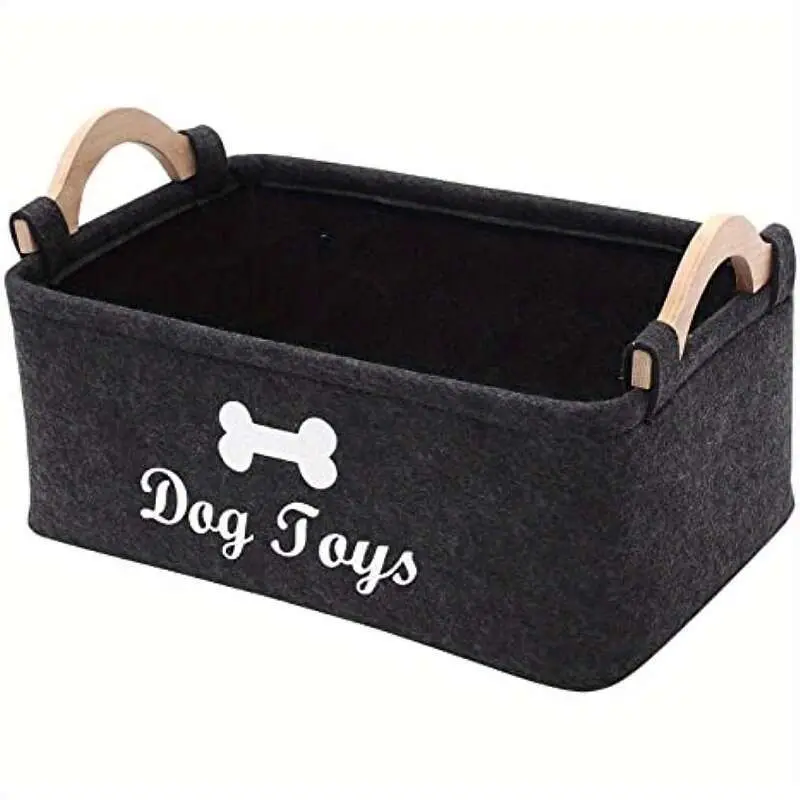 Cesta de Almacenamiento para Juguetes de Mascotas – Organización y Estilo en un Solo Lugar
