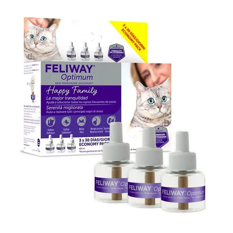 Ceva Feliway Optimum 3 pack 48 ml