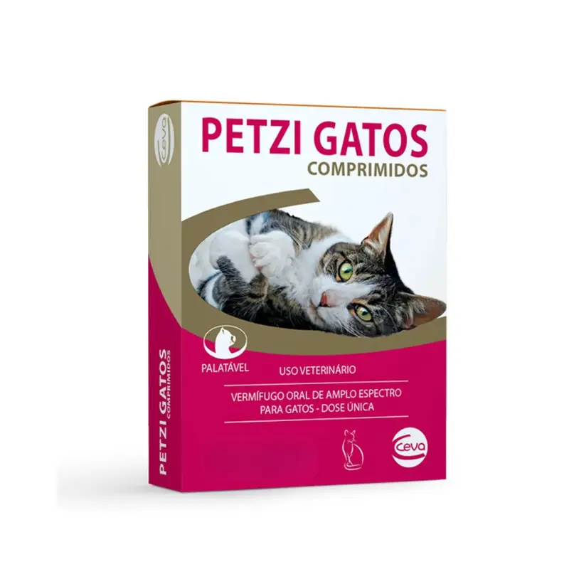 Ceva Petzi Gatos Caja C/Blister Con 4 Comprimidos