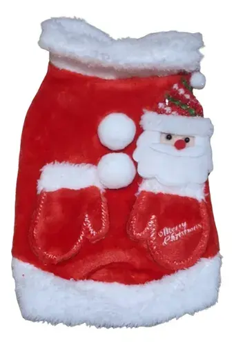 Chaleco Navidad Verde/Rojo S 23cm