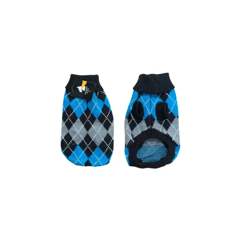 Chaleco Negro con Rombos XXS