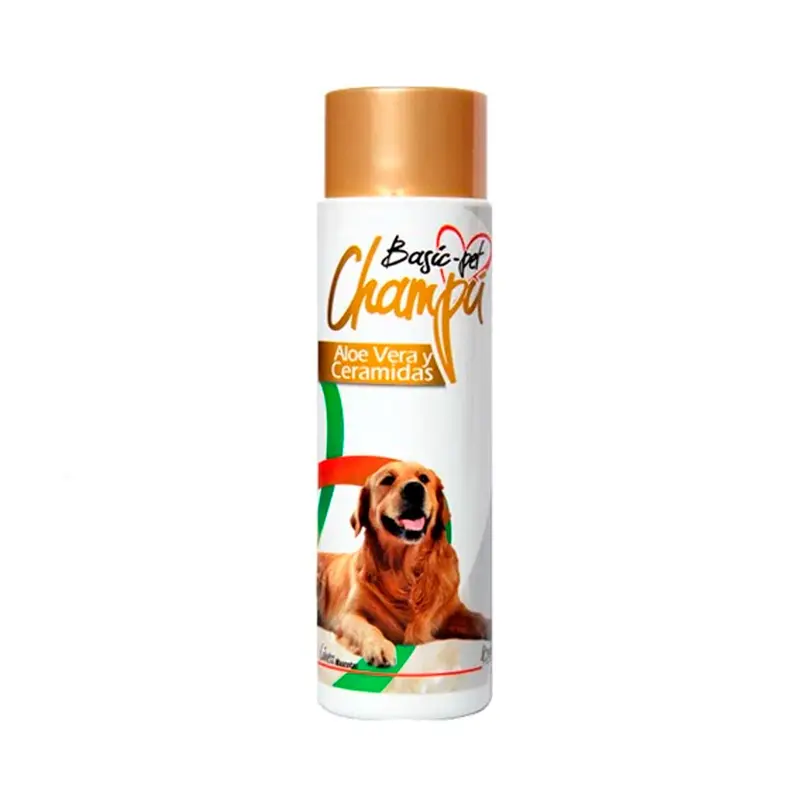 Champu Basic Pet Perro Aloe Vera Y Ceramias 250 Ml