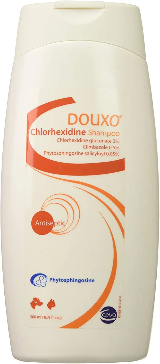 Champú para mascotas con clorhexidina, de Douxo (16.9 onzas)