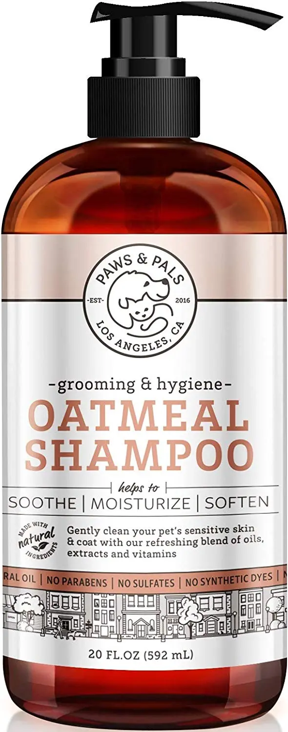 Champú y acondicionador para perros, de la marca Paws & Pals, 20 onzas, Transparente