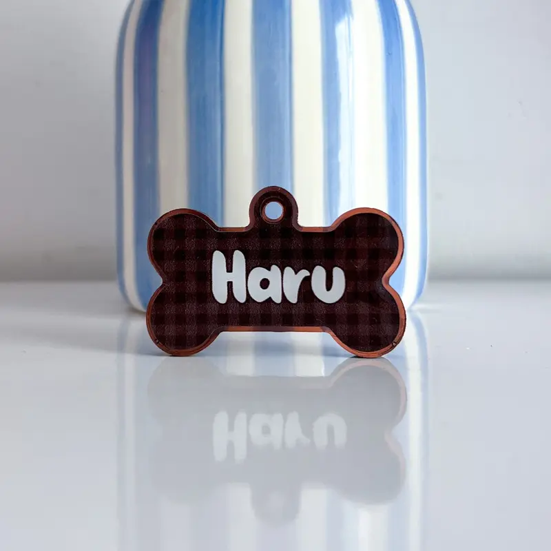 Chapa Cuadraditos Marrón