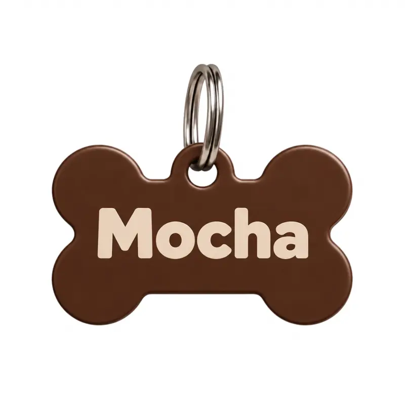 Chapa de Identificación para perro Colección ECO Sand