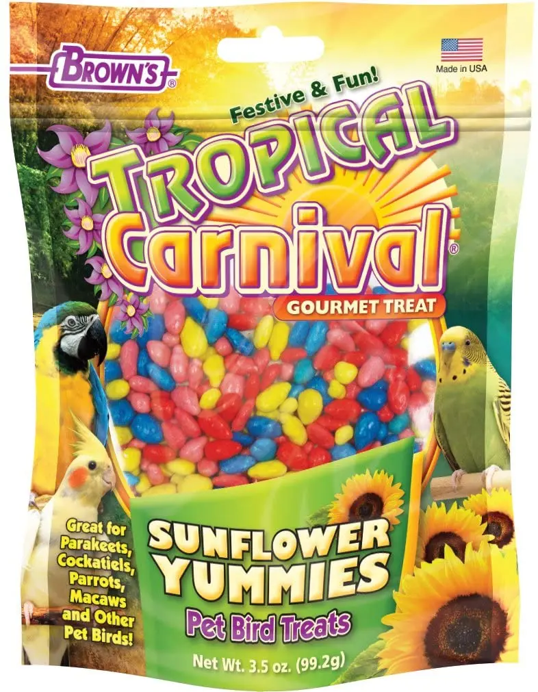 chatangle (TM) F.M. Brown 's tropical Carnaval girasol Yummies Treat 3.5-oz Paquete fm44984 F.m