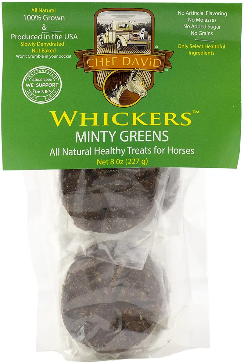 Chef David 'whickers "menta verdes caballo golosinas