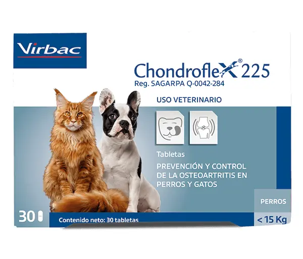 Chondroflex 225 ( < 15 kg ) 30 tabletas DESCONTINUADO Busca MOVOFLEX