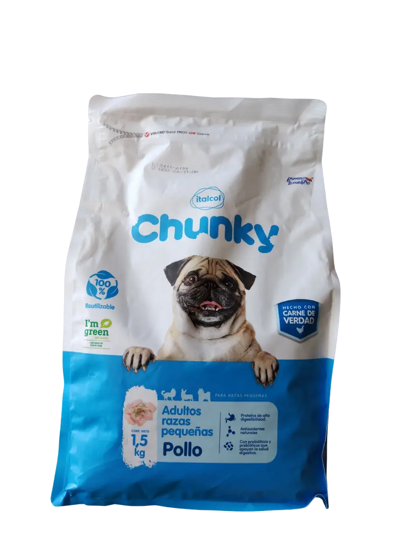 CHUNKY ADULTOS RAZAS PEQUEÑAS POLLO