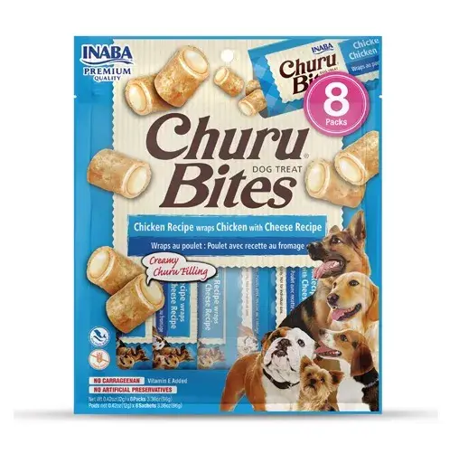 Churu Bites Dog Pollo-Queso 8 x 12 Gr