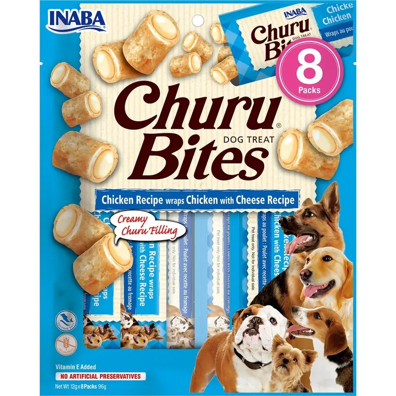Churu Bites Receta de pollo con queso en Envoltura de po