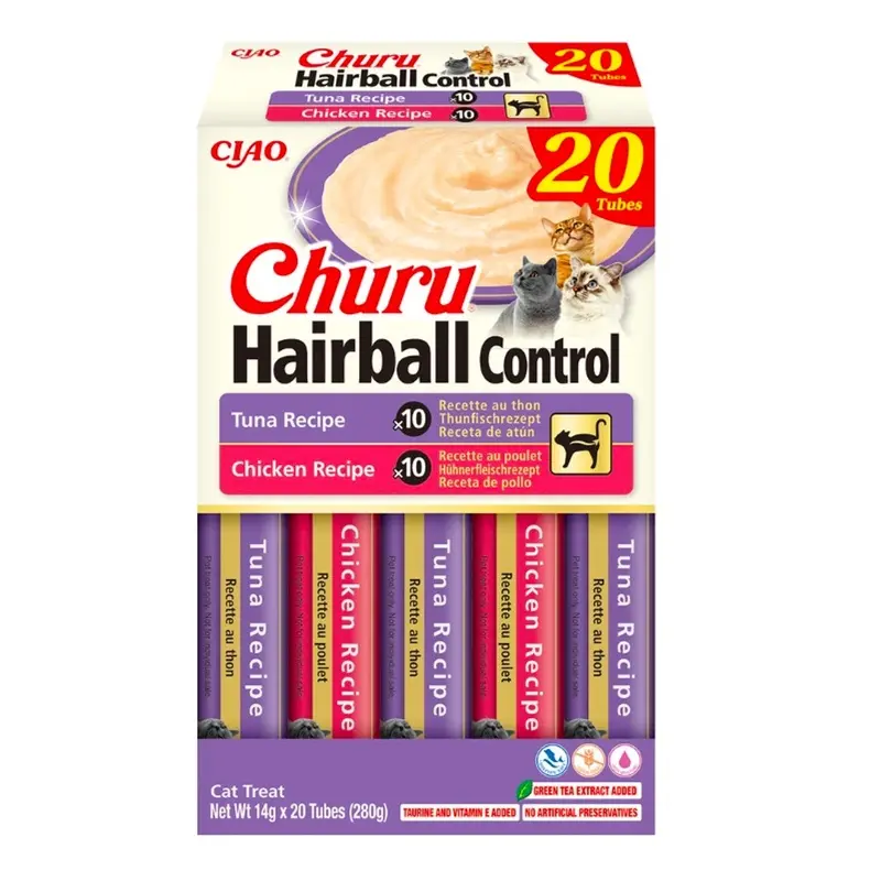 Churu Gato Hairball Multipack 20x14gr