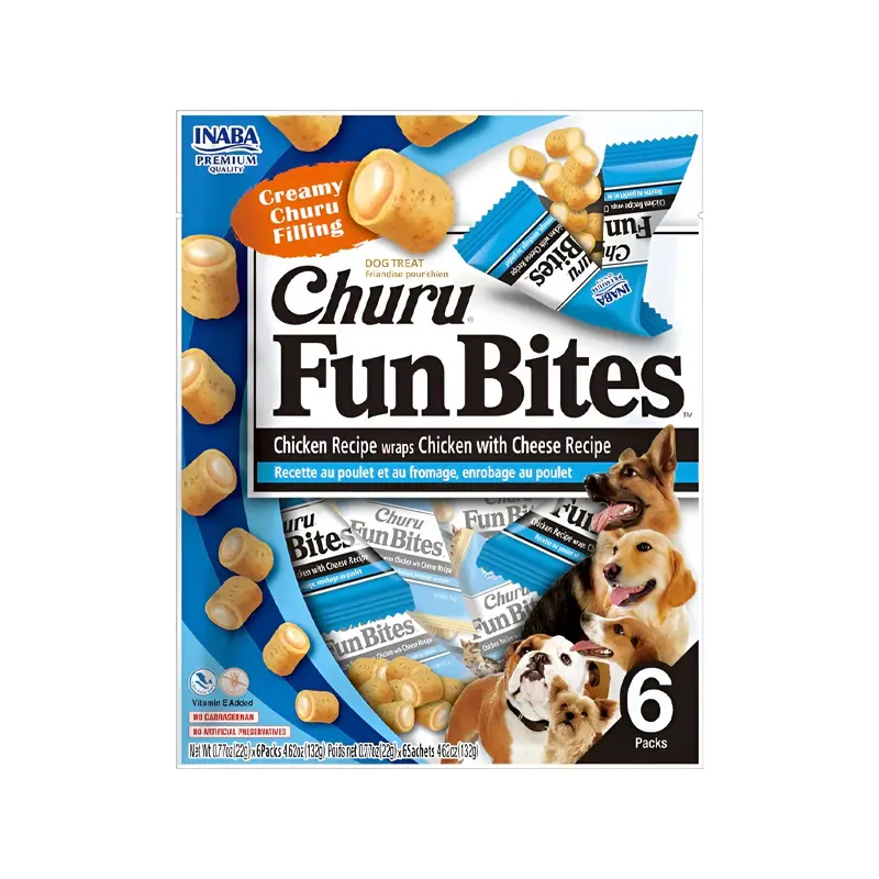 Churu Perro Fun Bites Chicken & Cheese