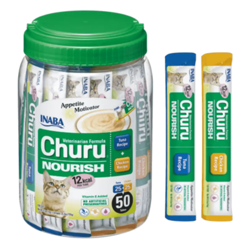 Churu Variedades Vet Nourish de atún y pollo 50x14gr