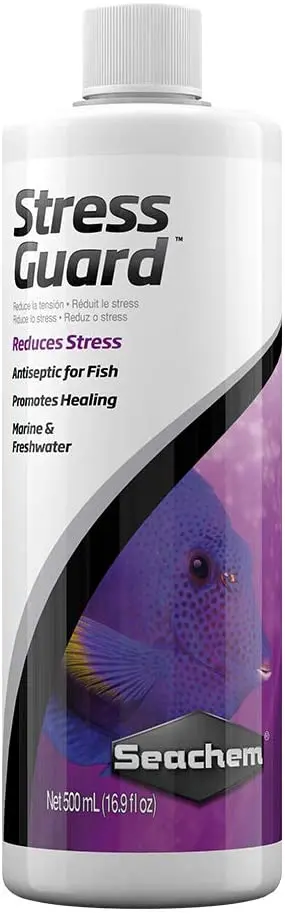 Cicatrizante para peces Seachem StressGuard de 17 onzas.