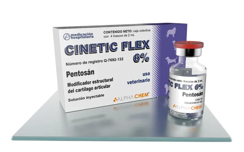 Cinetic Flex 6% 60 mg (4 frascos 2 mL) Inyectable TEMPORALMENTE AGOTADO
