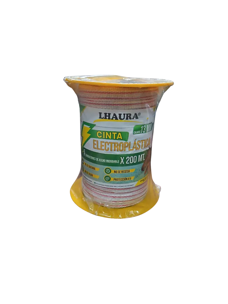 CINTA ELECTROPLASTICA 13MM X 200 MTS LHAURA