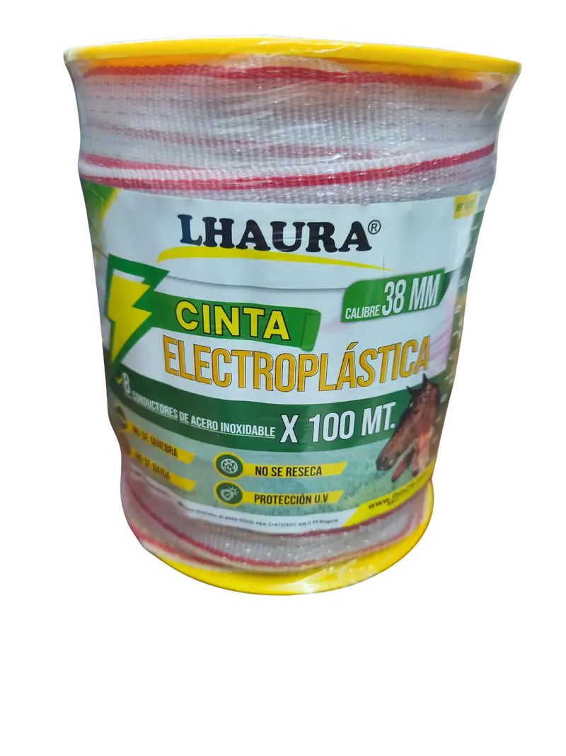 CINTA ELECTROPLASTICA 38 MM X 100 MTS LHAURA
