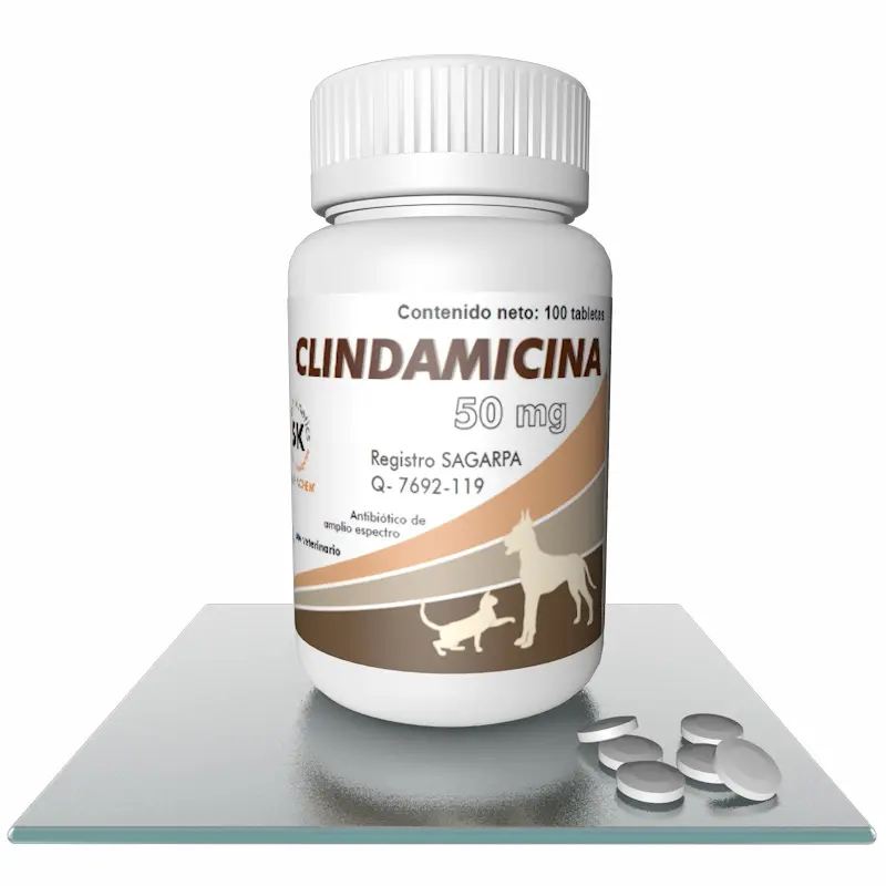 Clindamicina 50 mg 100 Tabletas (Smart Kinetics)