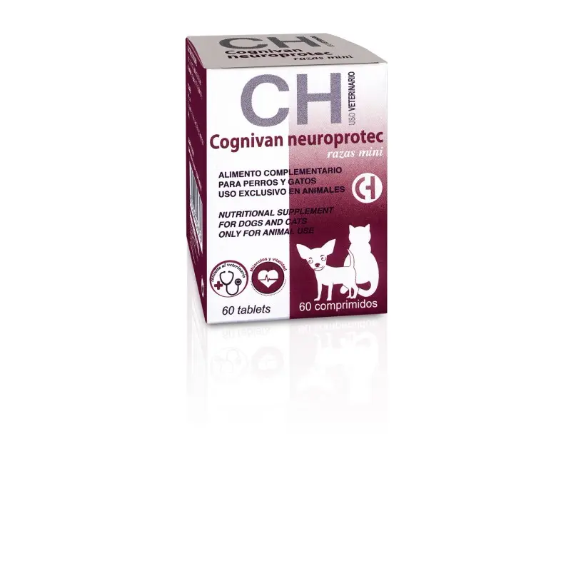 Cognivan Razas Mini | Suplemento Cognitivo Perros y Gatos | 60 Comprimidos