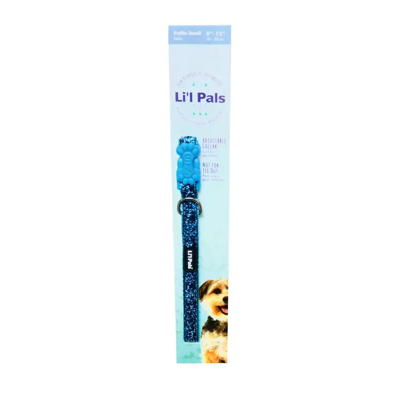 Collar Azul Con Brillo - 3/8-12