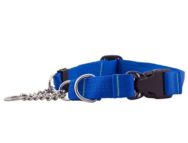 Collar de Entrenamiento Martingale Azul - Technika Quick Release Martingale