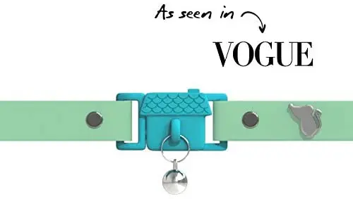 Collar de gato de Kittyrama. Ganador del premio. Como se ve en British Vogue. Otros estilos y colores disponibles. Para gatos adultos.