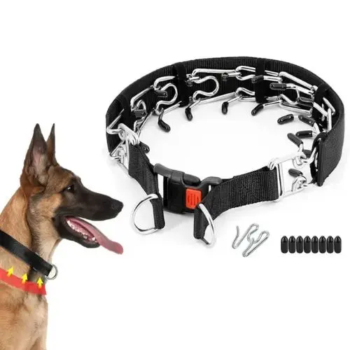 Collar de pinchos para perro de semiahorque