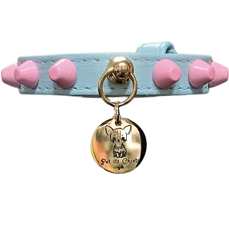 Collar "FiercePup" Blue/Pink
