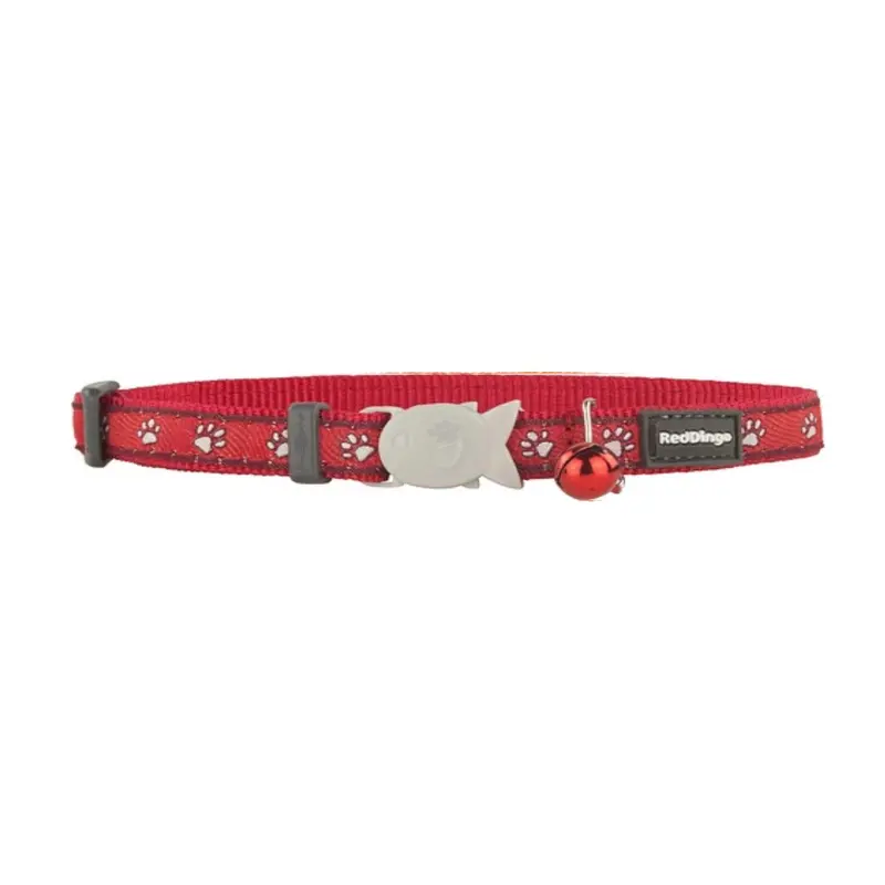 Collar Para Gato Desert Paws Rojo - Xs