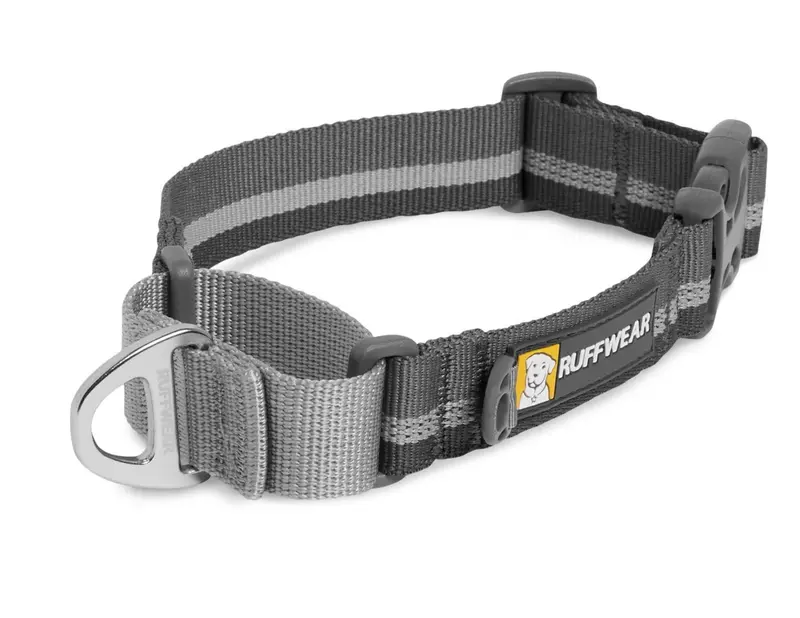 Collar para Perros Modelo WEB Reaction en Gris (Granite Gray) - Ruffwear