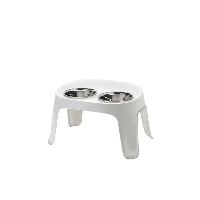 Comedero Doble Skybar Blanco