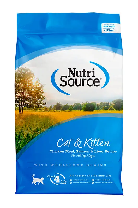 Comida Gato Nutri Source Cat & Kitten Chicken, Salmon